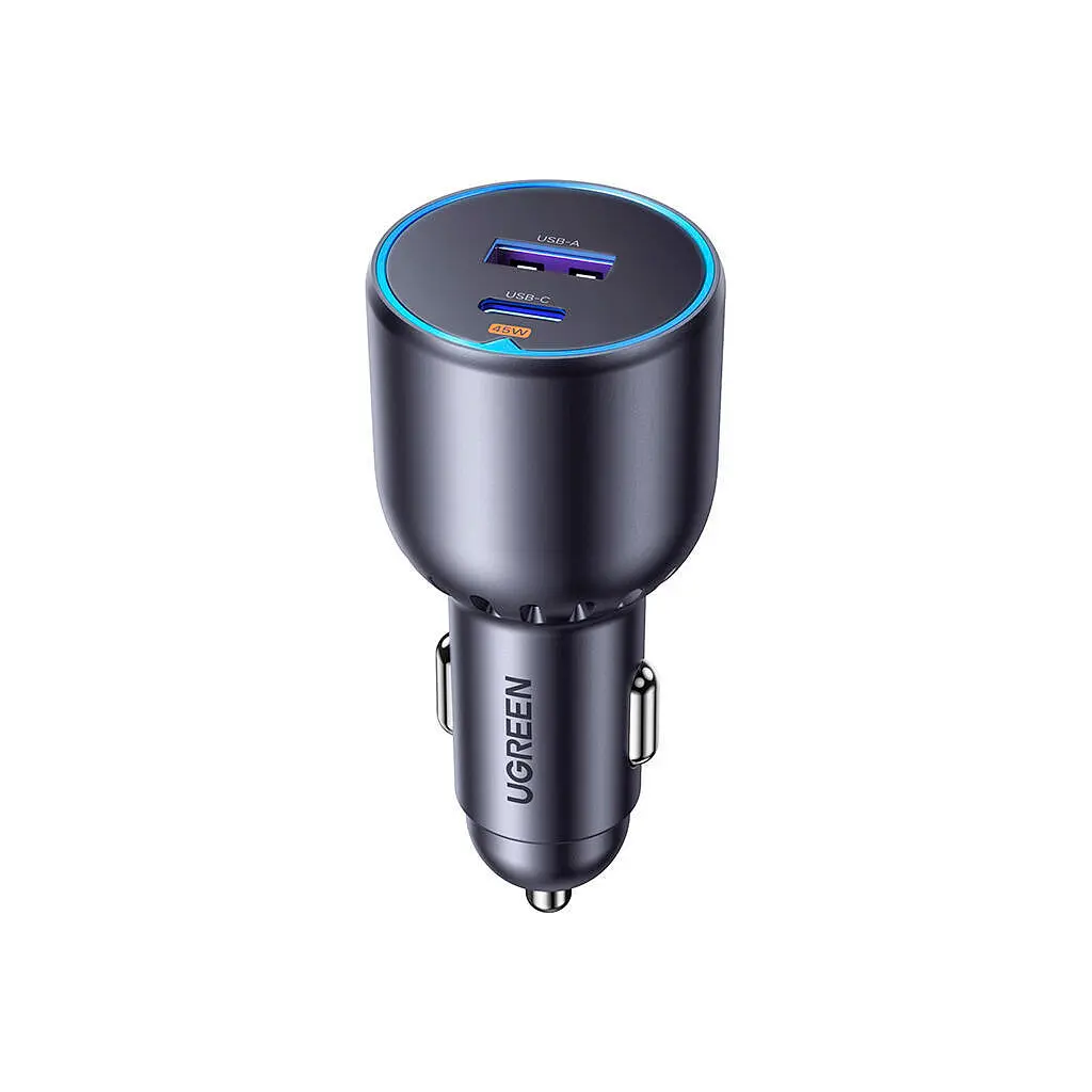 Зарядний пристрій Ugreen 2xUSB 63 Вт (USB-C + USB-A) QC 3.0 (EC701) (35023)