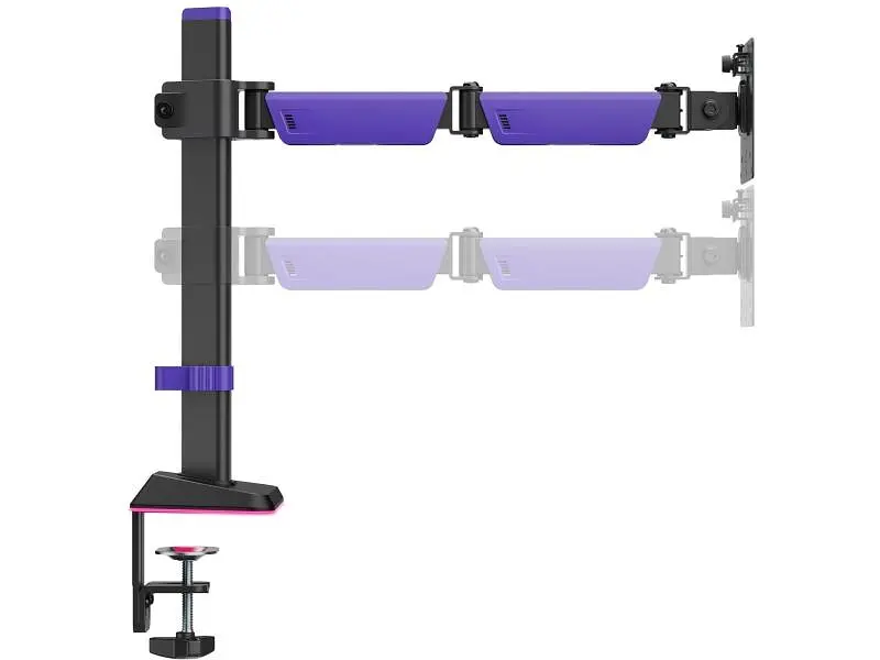 Настільна стійка GamePro MAG101V 17-40 Black-Violet - фото 4