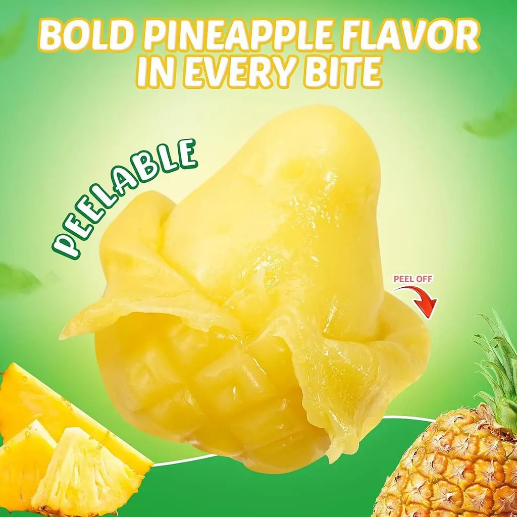 Желейні цукерки Amos Peelerz Pineapple 170г - фото 5