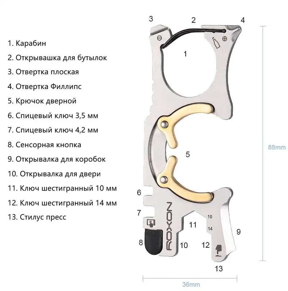 Мультитул Roxon Spirit S705 - фото 2