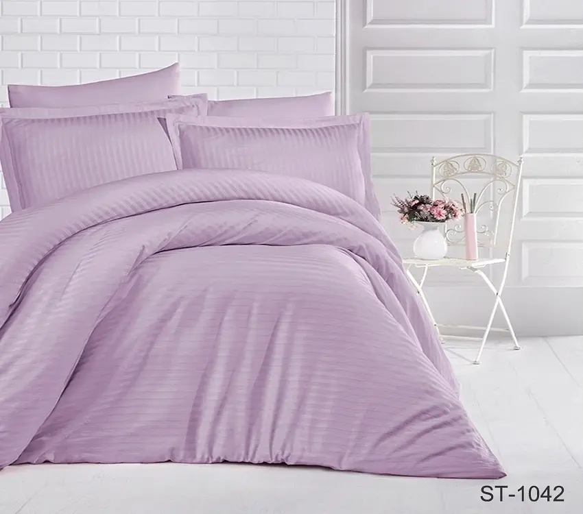 Комплект постільної білизни (LUXURY ST-1042) Євро TAG tekstil pbe0037494