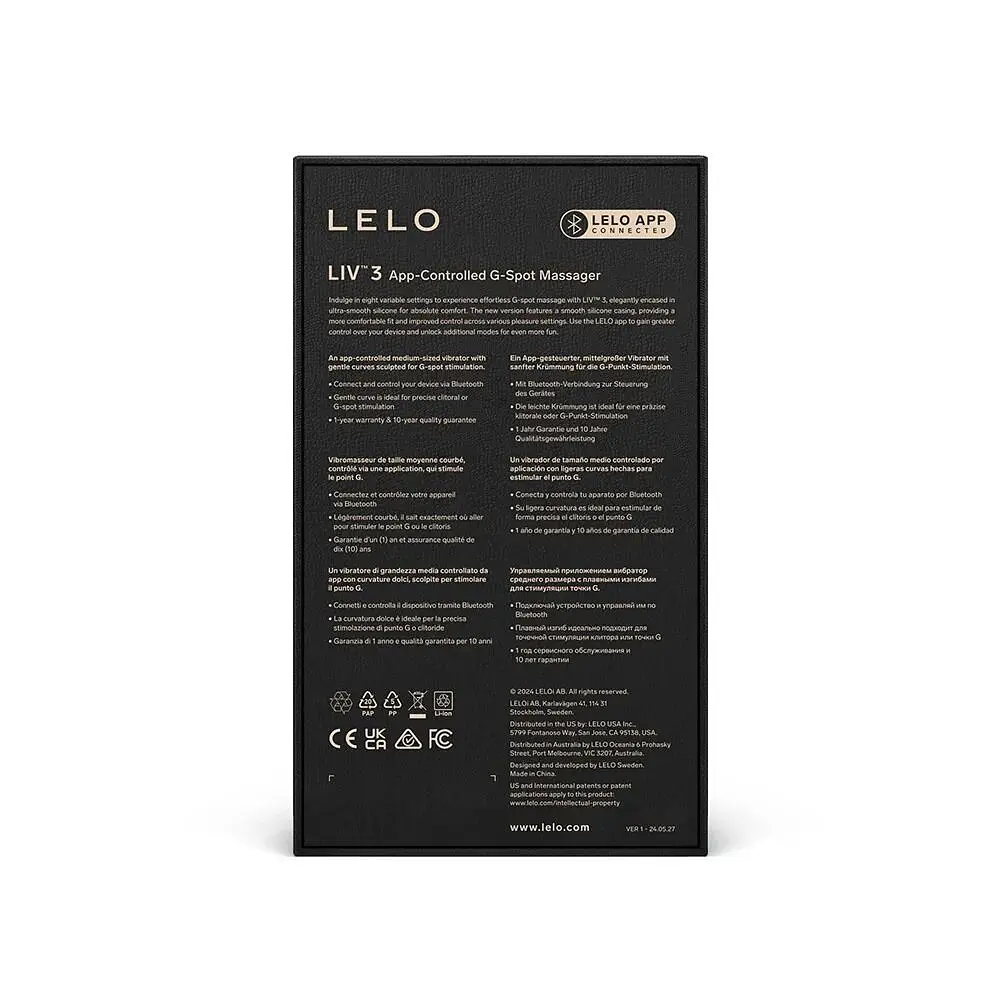 Вібратор LELO Liv 3 Plum - фото 4