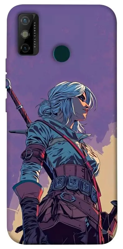 TPU чохол Demsky The witcher ciri для TECNO Spark 6 Go