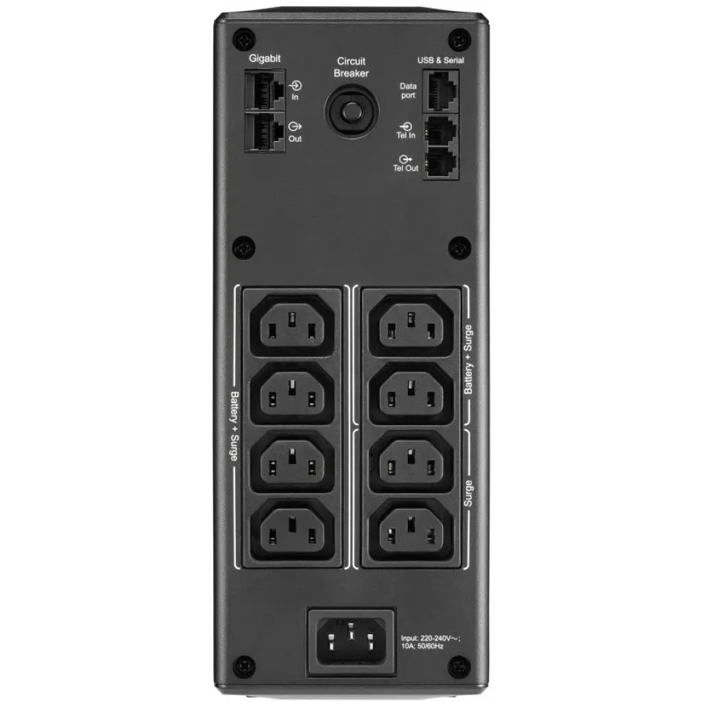 ДБЖ APC Back UPS Pro BR1300VA, Sinewave,8 Outlets, AVR, LCD interface - фото 4