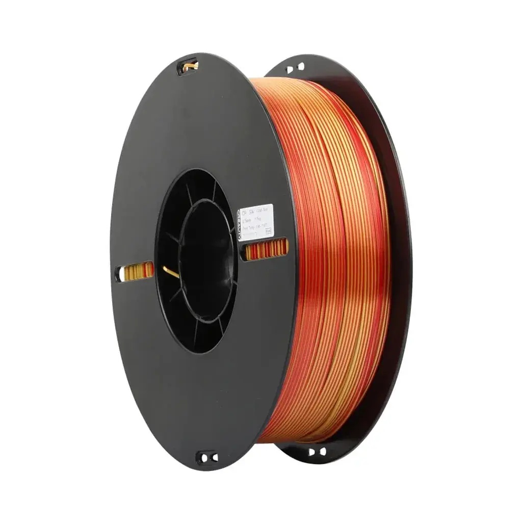 Пластик для 3D-принтера Creality PLA silky shine 1кг, 1.75мм, red gold (3301120009) - фото 5