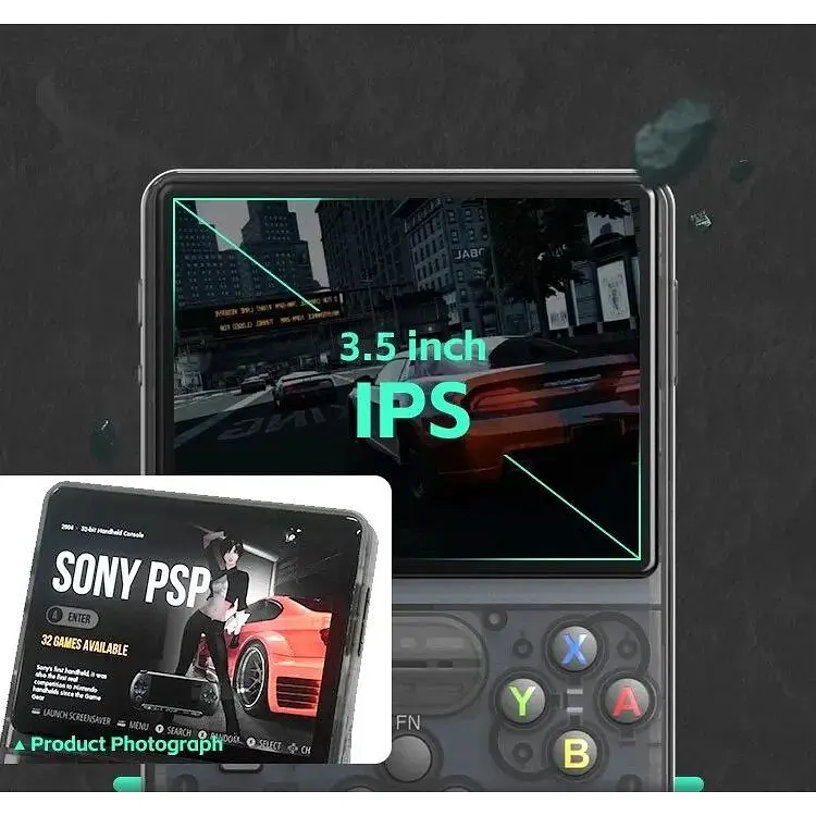 Ретро ігрова приставка Data Frog R36s 15000 games in 1 White [118149] - фото 6