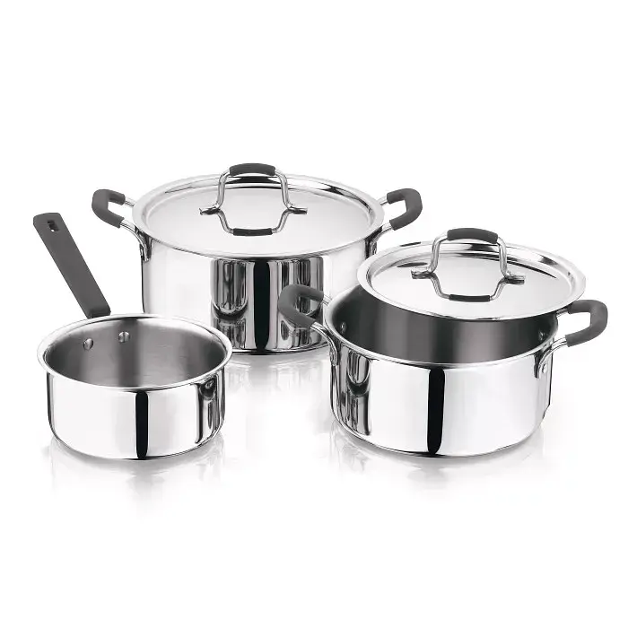 Набір посуду MasterPro Foodies collection 2 каструлі та ківш (BGEU-5539) - фото 2