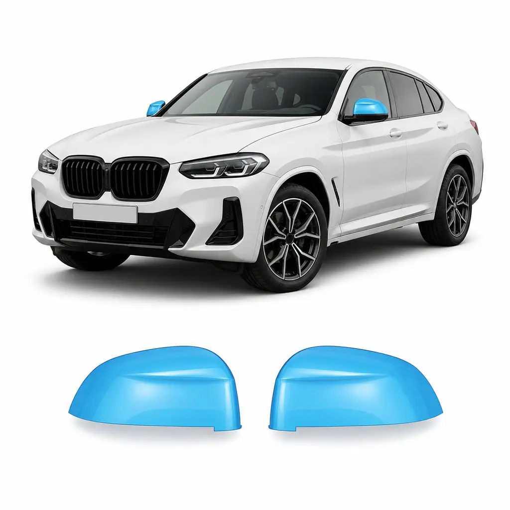 Антигравійна захисна бронеплівка за лекалами для BMW X4 G02 facelift 2021- дзеркала