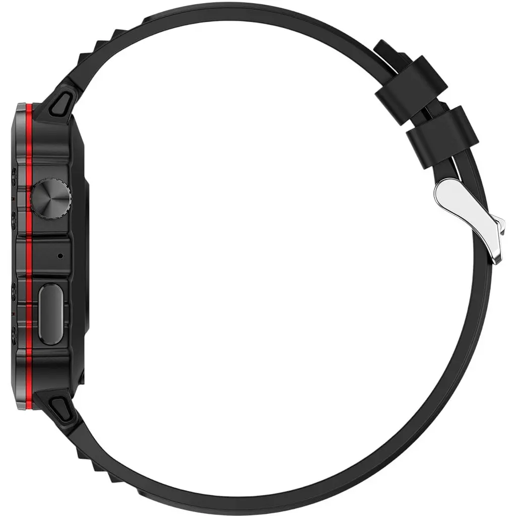 Смарт-годинник Lige Smart Expert Nano Rubber 2 ремінці чорний (3204) - фото 8