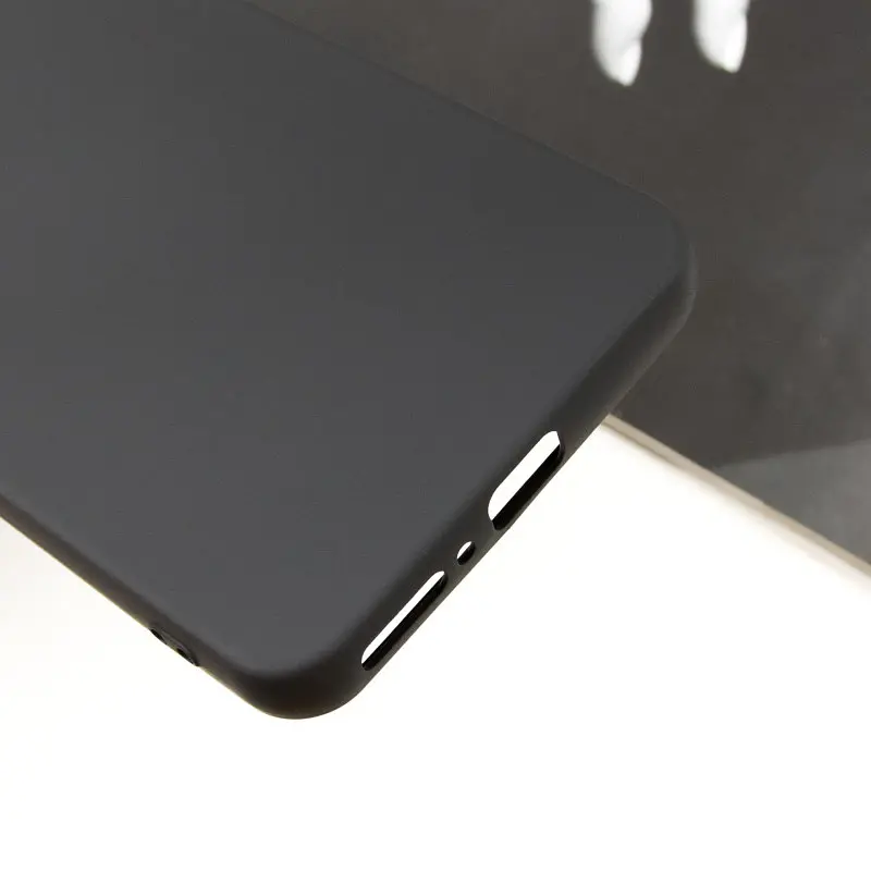 Чехол TPU Getman Liquid Silk Full Camera для Xiaomi Redmi Note 13 4G Черный/Black - фото 4