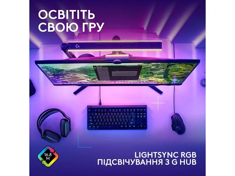 Клавіатура Logitech G515 TKL Wired Gaming Keyboard Black (920-014133) - фото 6
