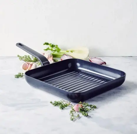 Сковорода-гриль GreenPan Essence Magneto 28 см чорна CC006338-001 - фото 3