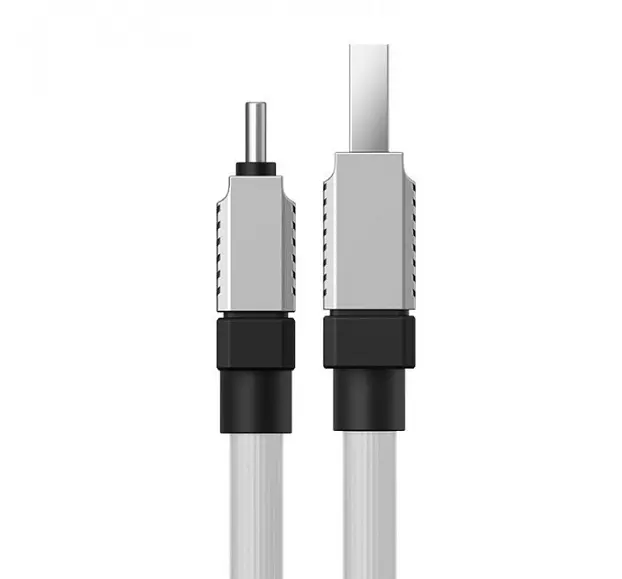 Кабель Baseus CoolPlay Series Fast Charging Cable USB to Type-C 100W 2m CAKW000702 White - фото 3