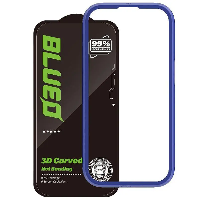 Захисне 3D скло Hot Bending New для Apple iPhone 17 Pro Max Blueo teh0030825 - фото 2