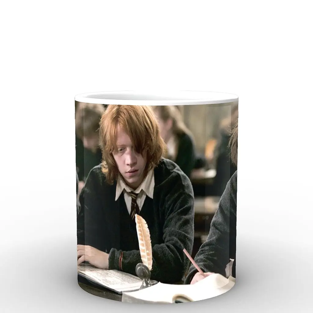 Кружка GeekLand Harry Potter Гарри Поттер по обучению HP.02.004 330 мл белая - фото 3