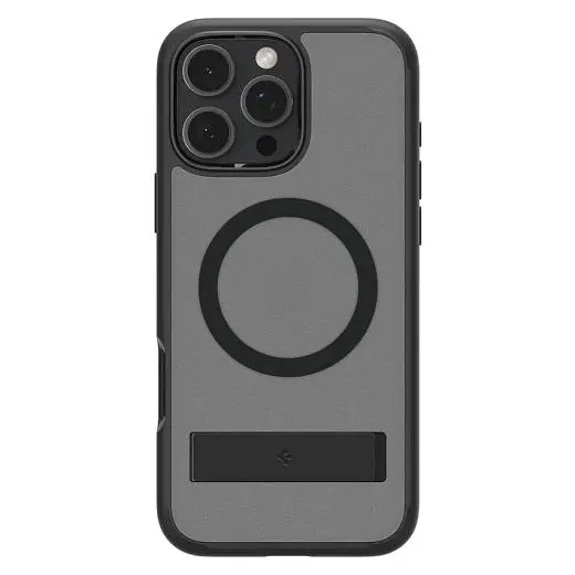 Прозорий чохол Spigen Ultra Hybrid S (MagFit) Frost Black для iPhone 16 Pro (ACS08379) - фото 2