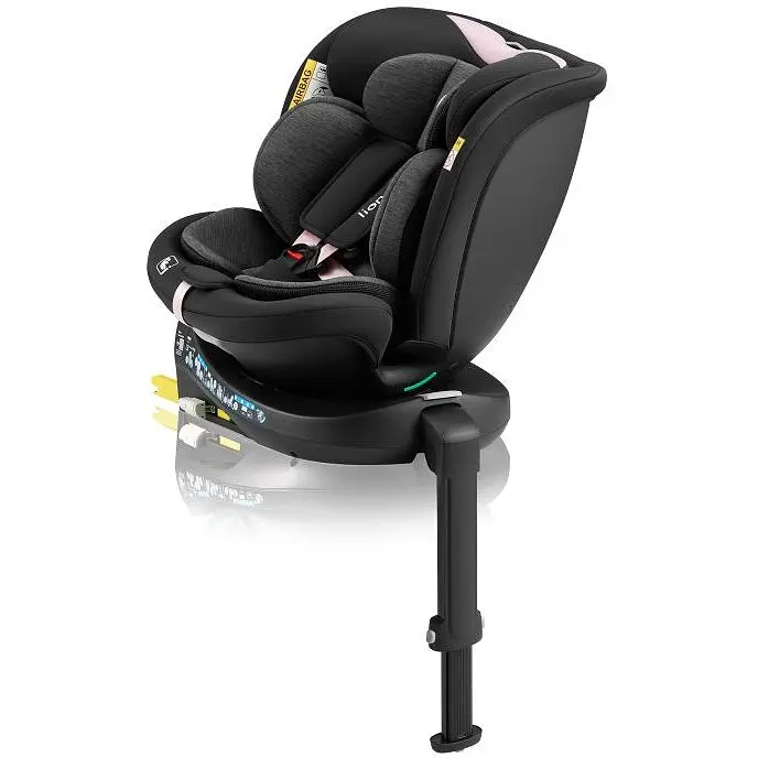 Автокрісло Lionelo Navy I-Size black pink (LO-NAVY I-SIZE BLACK PINK) - фото 5