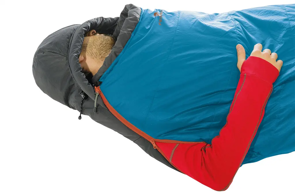 Спальний мішок Ferrino Nightec Lite Pro 600 L/-5°C Blue/Grey Left (86309HBG) - фото 2