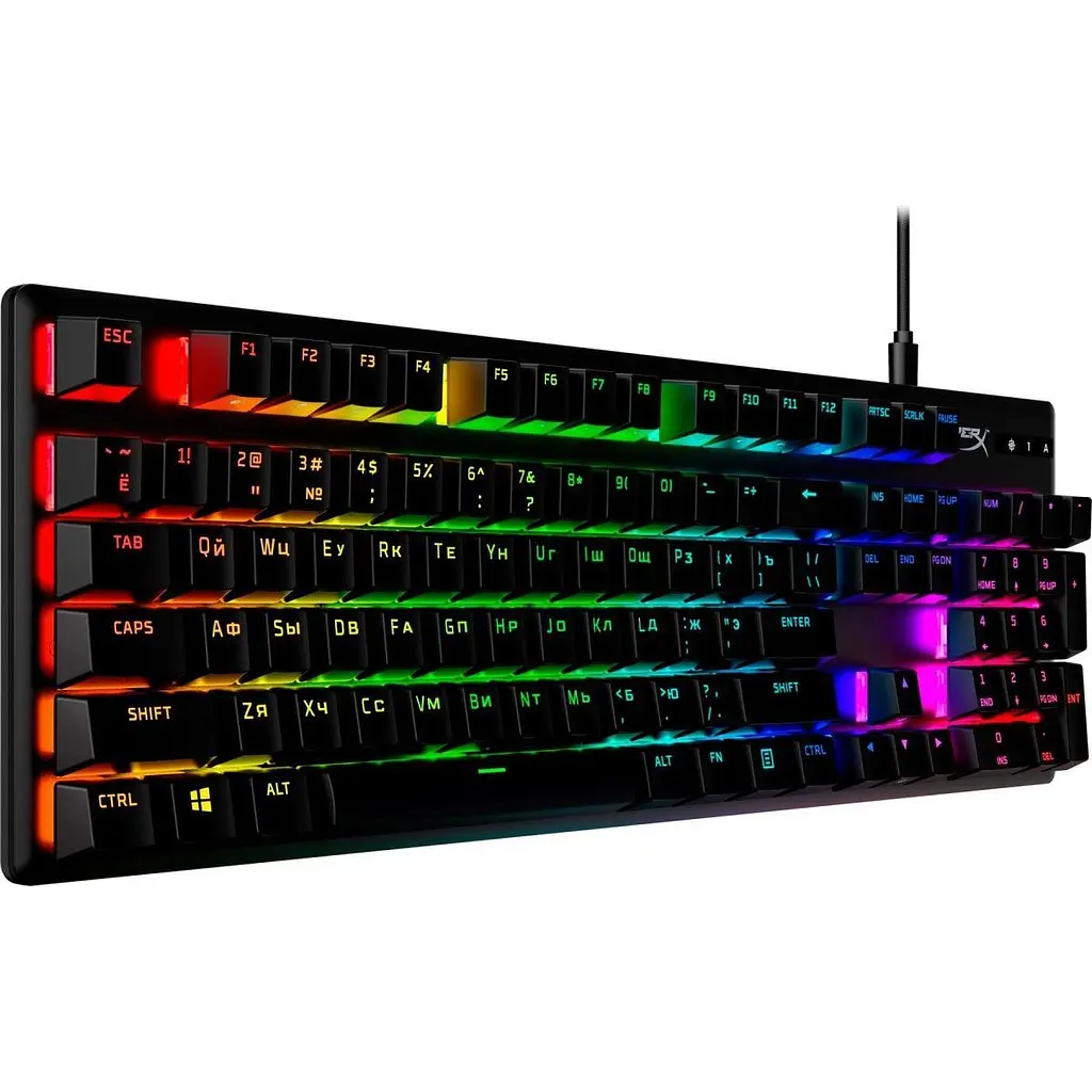 Клавіатура HyperX Alloy Origins PBT RGB Mechnical Red 639N3AA [82126] - фото 3