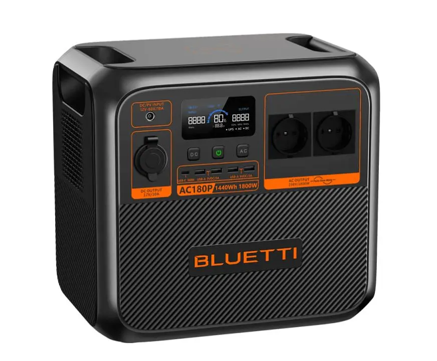 Зарядна станція Bluetti AC180P, 1440Wh, 1800W, LiFePO4 - фото 2