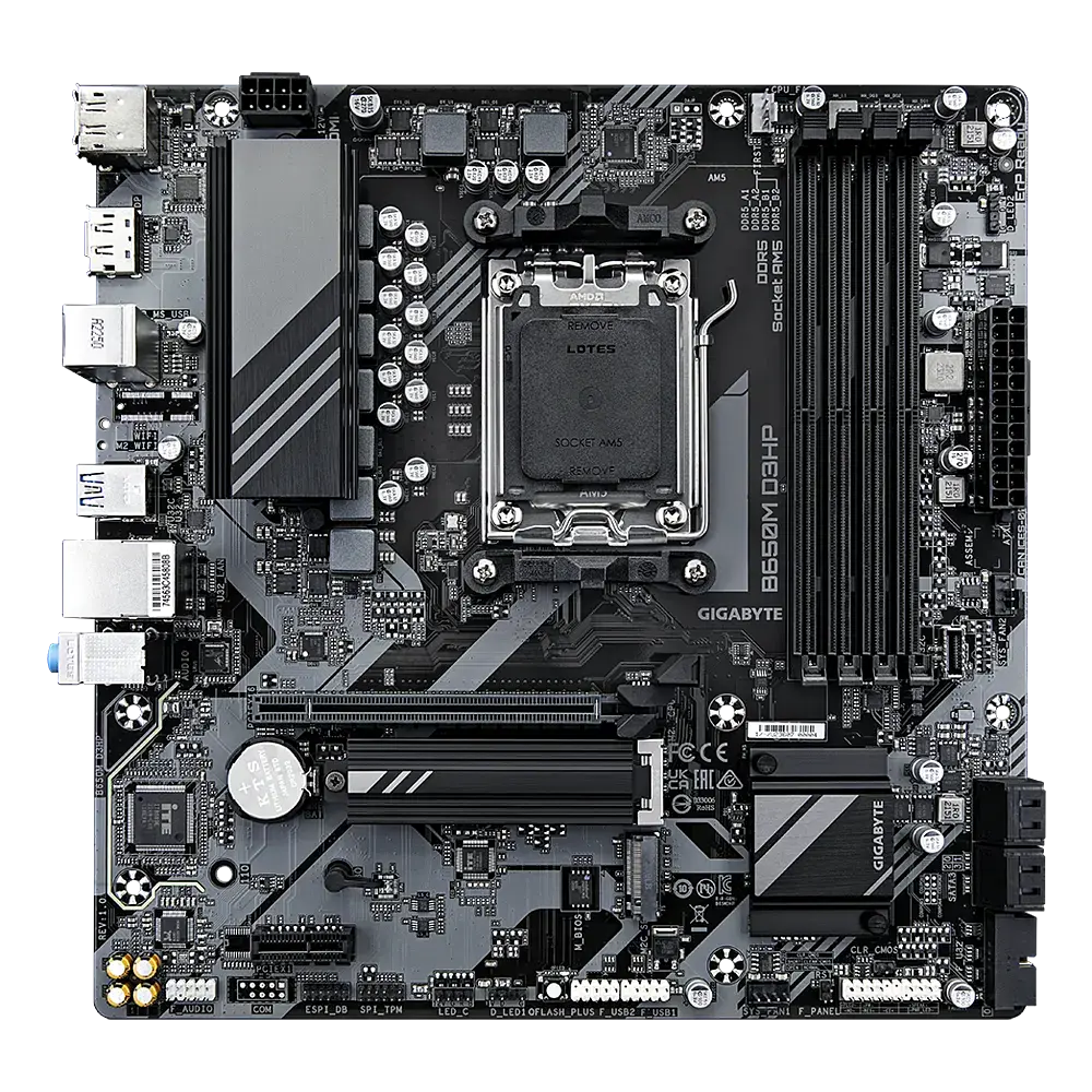 Материнська плата Gigabyte B650M D3HP Socket AM5 (B650M D3HP) Б/В - фото 4
