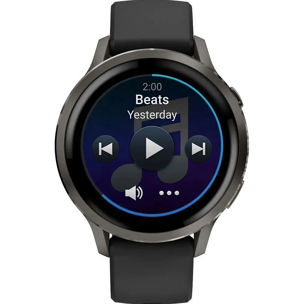 Смарт-годинник Garmin Venu 4 41mm Slate with Black Silicone Band (010-03013-02) [146406] - фото 3