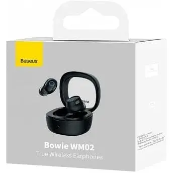 Навушники Baseus Bowie WM02 True Wireless Earphones чорні NGTW370201 - фото 2
