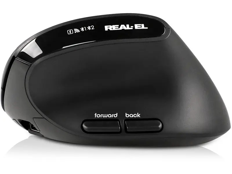 Миша REAL-EL RM-490W Black (EL123200058) - фото 5