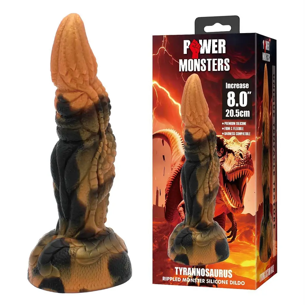 Фалоімітатор Power Monsters Tyrannosaurus, 20.5 см (мульті) - фото 6