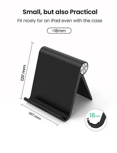 Підставка тримач для планшета Ugreen LP115 Multi-Angle Stand for iPad чорна - фото 6