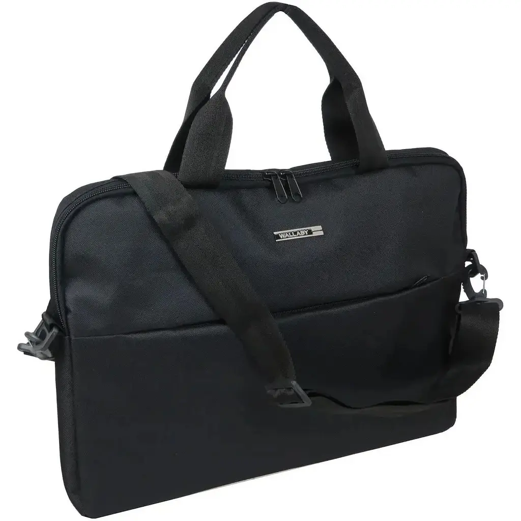 Сумка для ноутбука Wallaby 17.3 дюймів Чорна (10588 black) - фото 3