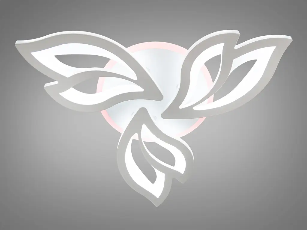 Сучасна LED люстра з пультом, дімером і підсвічуванням, 55W - фото 2