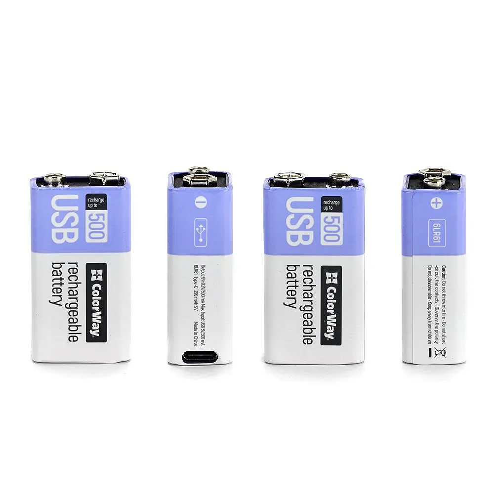 Акумулятор USB-C ColorWay Крона Li-Pol 390 mAh BL (CW-UB9V-06) - фото 7
