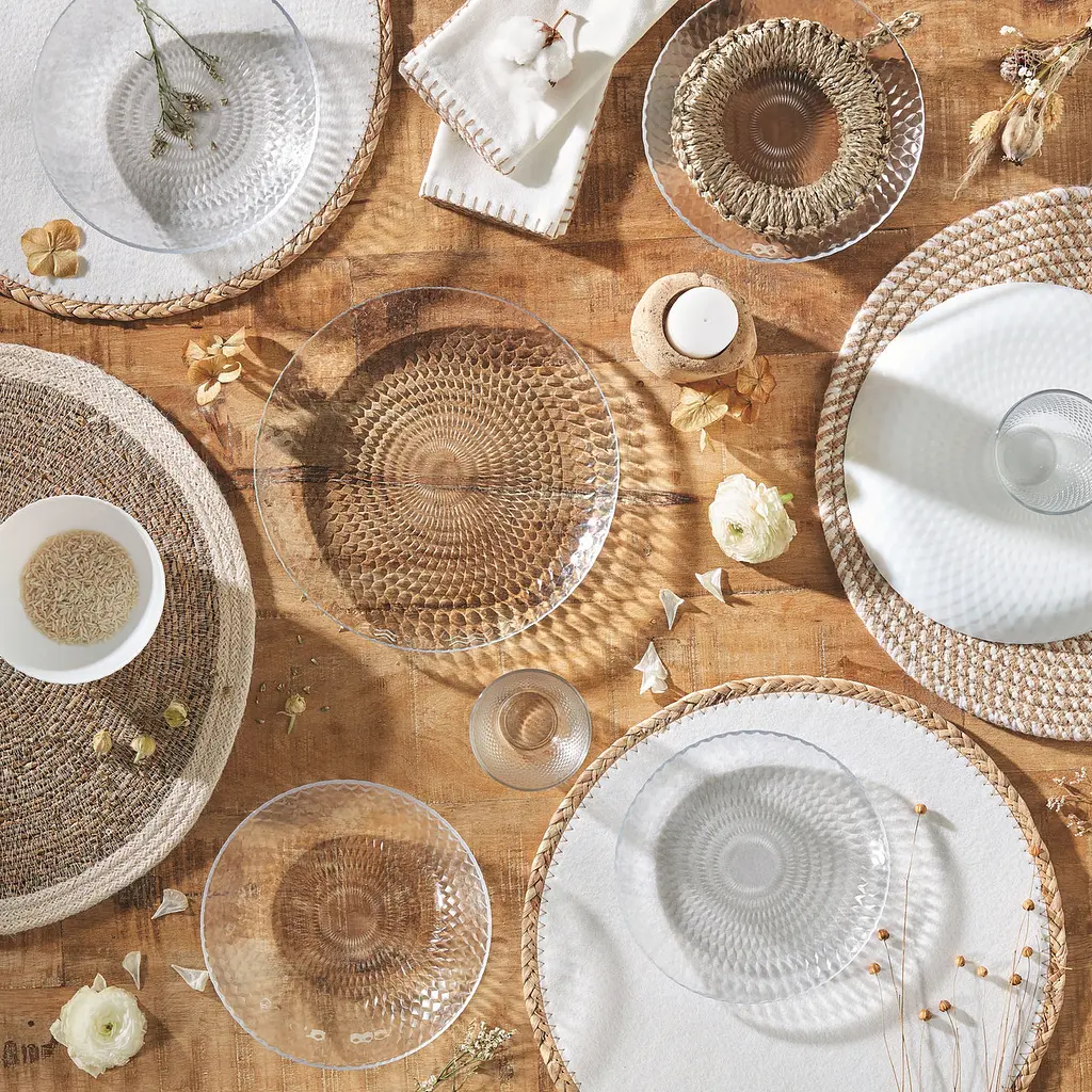 Тарілка Luminarc PAMPILLE CLEAR обідня 24 см скло (Q9853) - фото 4