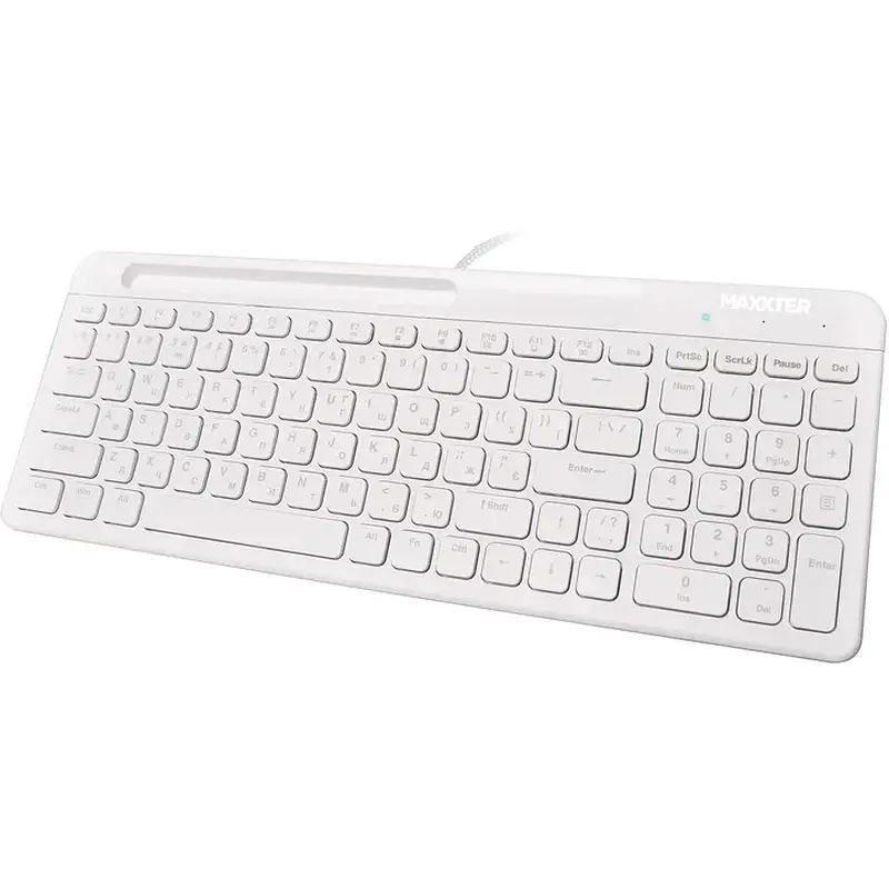 Клавіатура Maxxter KB-01W-UA - фото 2