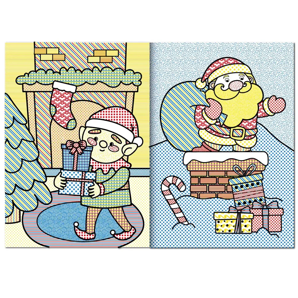 Дитяча аква-розмальовка з водним маркером "Hello Christmas" Апельсин НТ-43-02 - фото 2