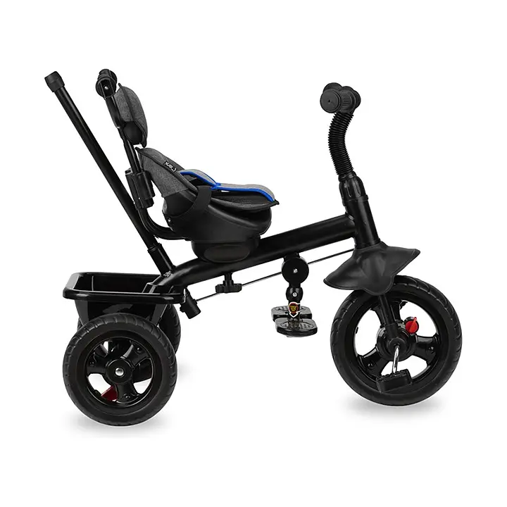 Дитячий триколісний велосипед MoMi Iris 5 у 1 з батьківською ручкою grey (4070) - фото 5