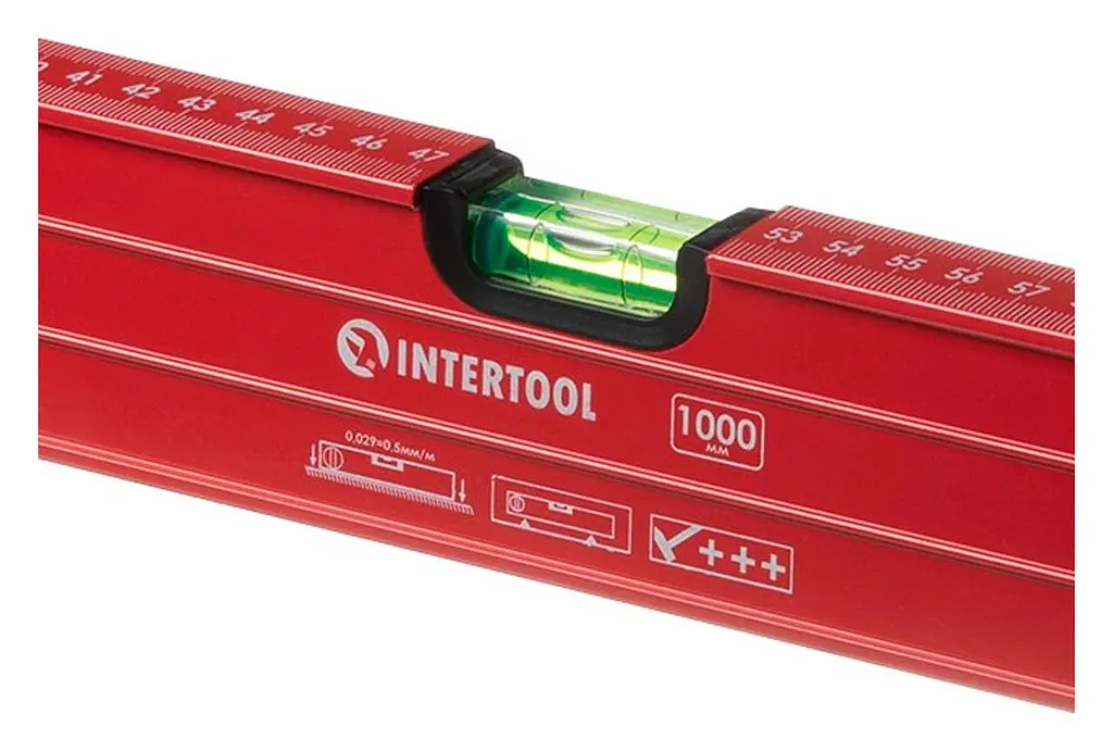 Уровень строительный Intertool 1000 мм с поворотной капсулой MT-1270 - фото 5