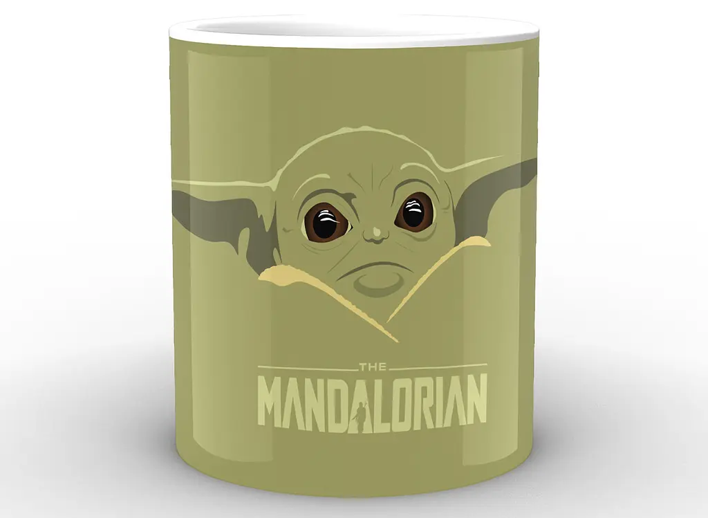 Кружка GeekLand Зоряні війни Мандалорець Йода на зеленому тлі Star Wars The Mandalorian TM.04.18 - фото 2