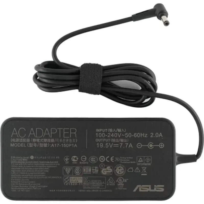 Блок живлення до ноутбуку ASUS 150W 19.5V, 7.7A, 6.0/3.7 (pin inside) Slim-корпус (A17-150P1A / A40367) - фото 3