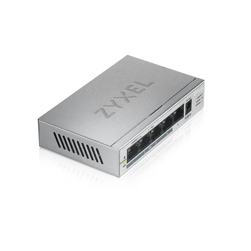 Комутатор ZYXEL GS1005HP (GS1005HP-EU0101F) - фото 3