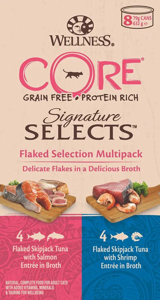 Набір консервів для котів Wellness CORE Signature Selects Flaked Selection Multipack - фото 2