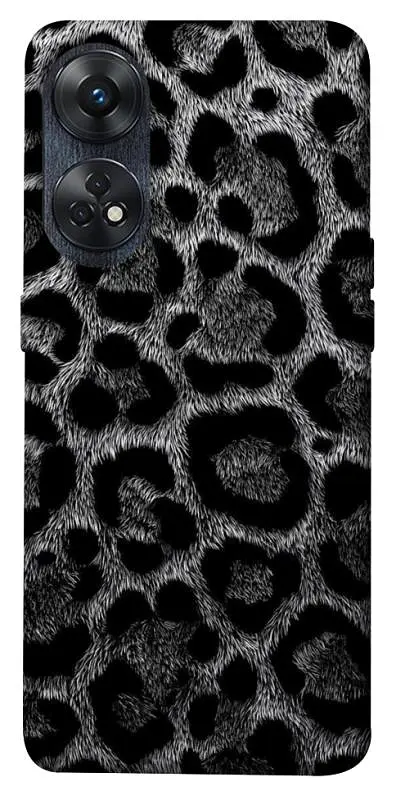 TPU чохол Demsky Black leo для Oppo Reno 8 T 4G