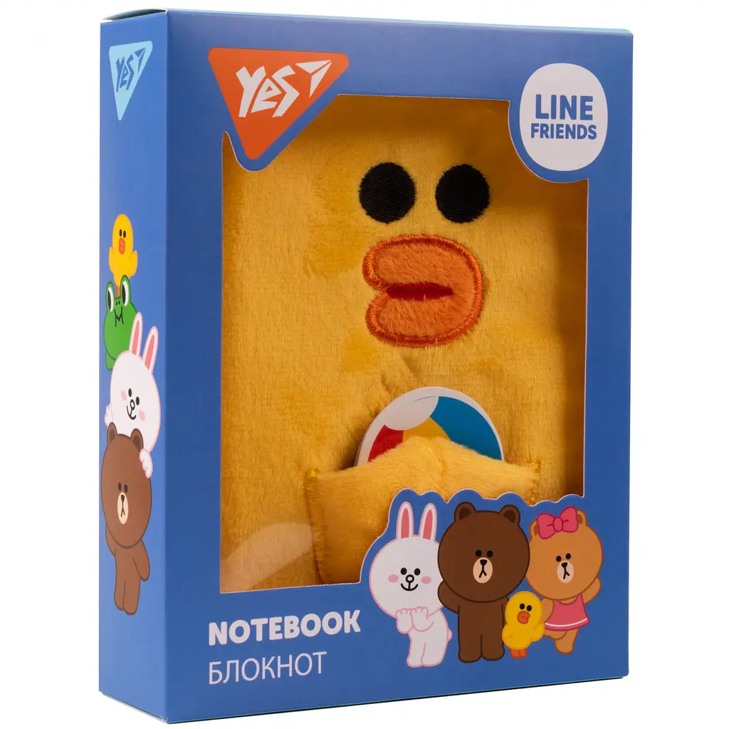 Блокнот пухнастий Yes Line Friends Sally А6 80 аркушів (151748) - фото 5