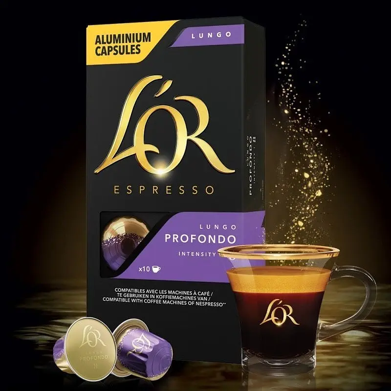Кава в капсулах L'or Lungo Profondo 10шт (8711000360569) [156760] - фото 7