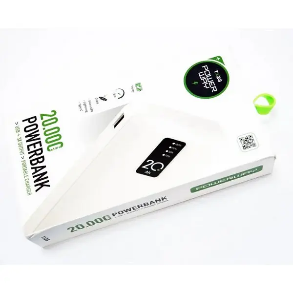 Портативний зарядний пристрій (Powerway) Power Bank 20000 mAh TX23 - фото 3