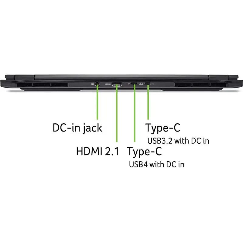Ноутбук Acer Ігровий 16'' Nitro 16S AI AN16S-61,IPS,Al 7 350 50GHz,16GB DDR5,1TB - фото 14