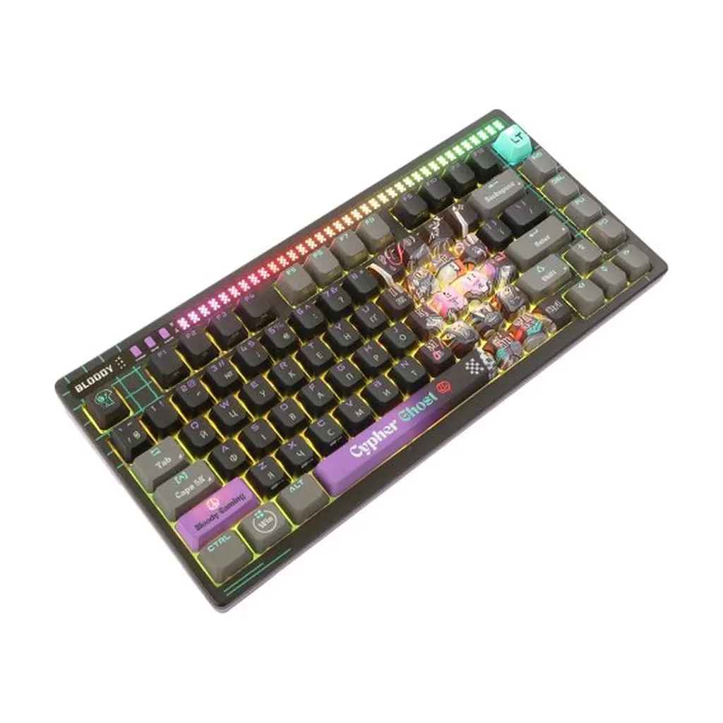 Клавіатура A4Tech AT75 RGB USB UA Cypher Ghost (4711421001830) - фото 9