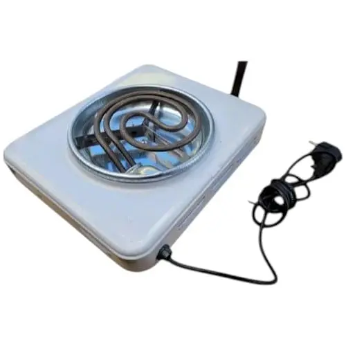 Плита одноконфоркова електрична кухонна Електрон ЕПЧ-2-2,2 настільна переносна спіральна - фото 3