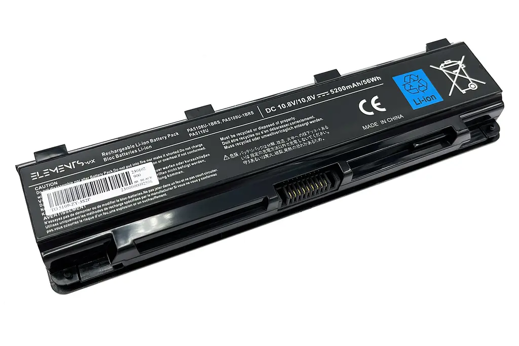 Акумулятор для Toshiba Satellite C40 C45 C50 C55 C70 C75 C805 C840 10.8V 5200 mAh (PA5109-3S2P-5200) - фото 3